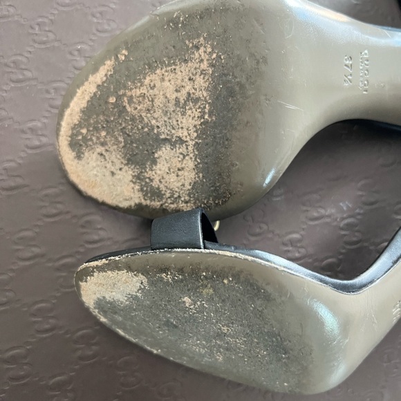 Gucci Ursela horsebit leather sandals. - Picture 4 of 5